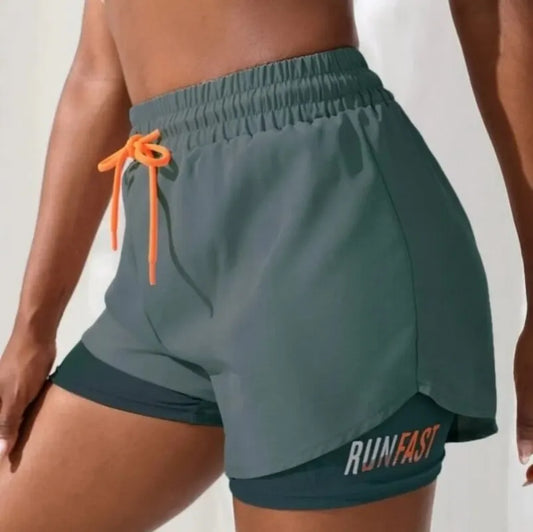 Stylish High Rise Yoga Shorts
